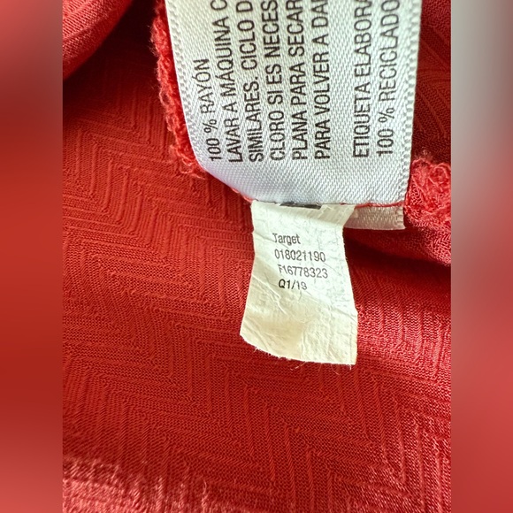 A New Day Red Relaxed High Neck Tank Top - Picture 10 of 13
